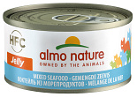 Almo Nature kattenvoer HFC Jelly gemengde zeevis 70 gr