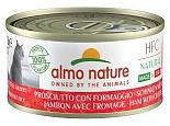 Almo Nature kattenvoer HFC Natural Made in Italy Ham met Parmigiano 70 gr