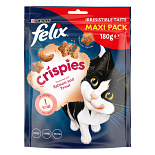 Felix Crispies Zalm en Forel Maxipack 180 gr