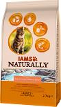 IAMS Naturally kattenvoer Adult Salmon & Rice 2,7 kg