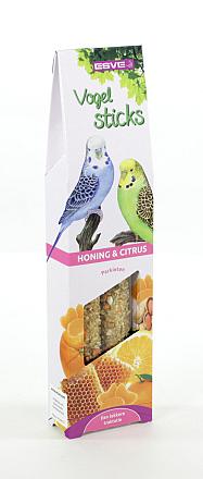 ESVE Vogelsticks Parkiet Honing en Citrus 2 st