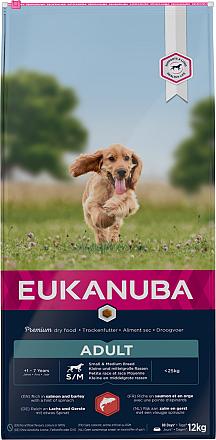 Eukanuba Hondenvoer Adult S/M Salmon & Barley 12 kg