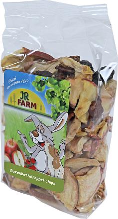 JR Farm rozenbottel/appel chips 125 gr