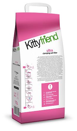 Kitty Friend kattenbakvulling Ultra Clumping 15 ltr