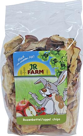 JR Farm rozenbottel/appel chips 125 gr