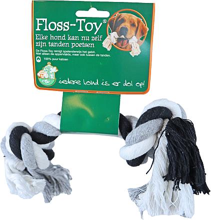 Boon Floss-Toy Medium zwart/wit