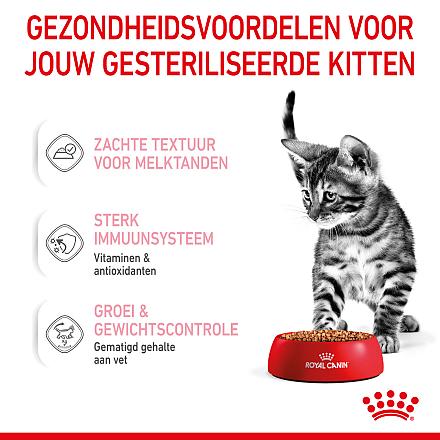 Royal Canin kattenvoer Kitten Sterilised Gravy 12 x 85 gr