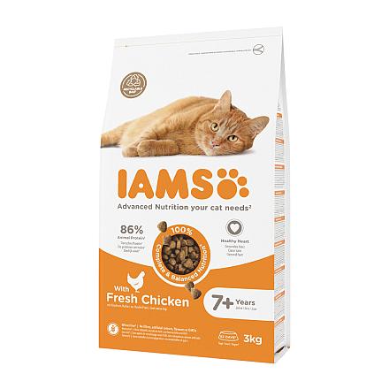 IAMS Kattenvoer Senior Chicken 3 kg