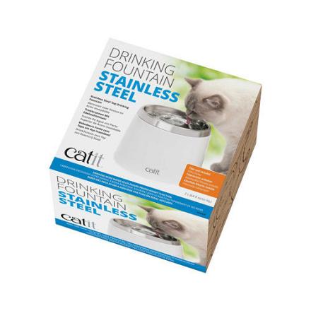 Catit drinkfontein stainless steel top 2 ltr