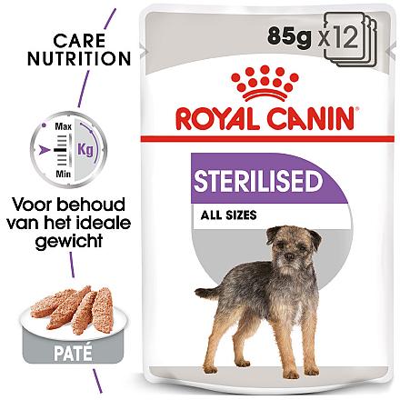 Royal Canin Hondenvoer Sterilised 12 x 85 gr