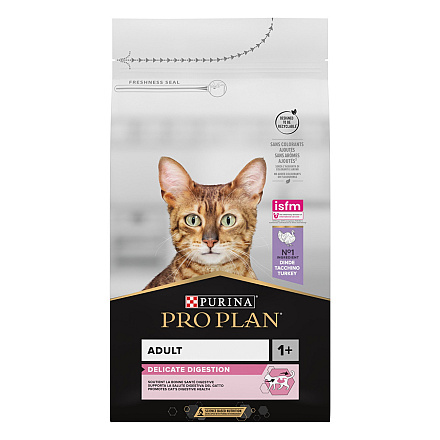 Pro Plan kattenvoer Delicate Adult 1+ Kalkoen 1,5 kg